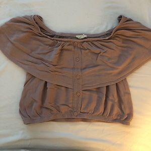 Off-the-shoulder Spring Crop